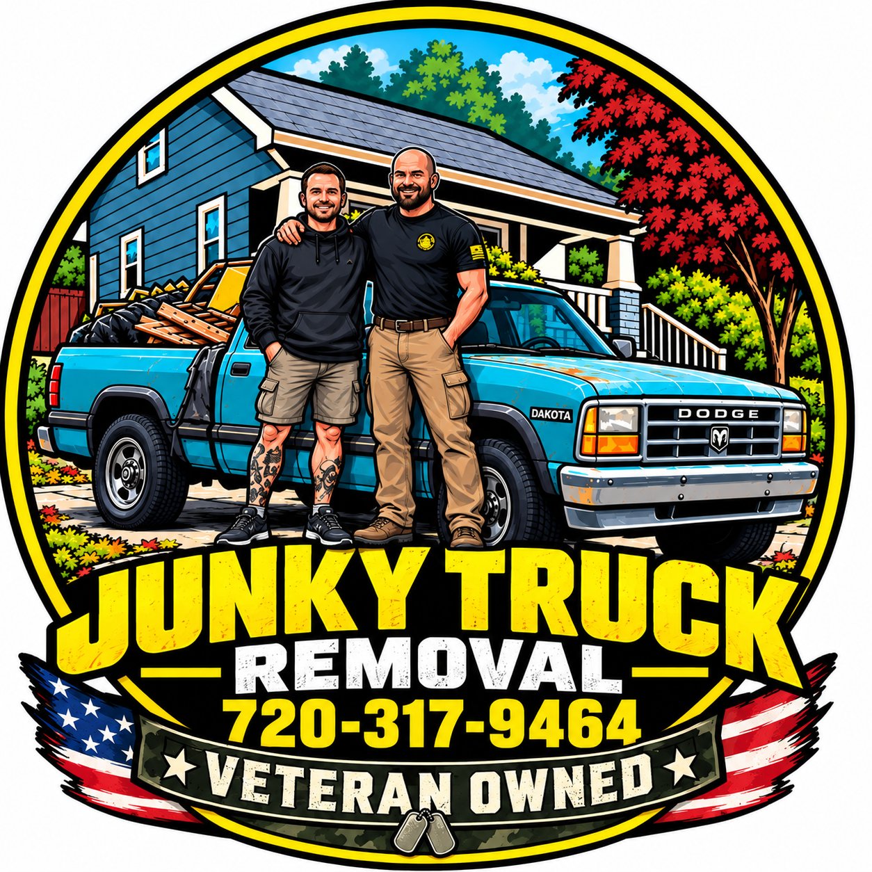 JunkyTruck Junk Removal project work