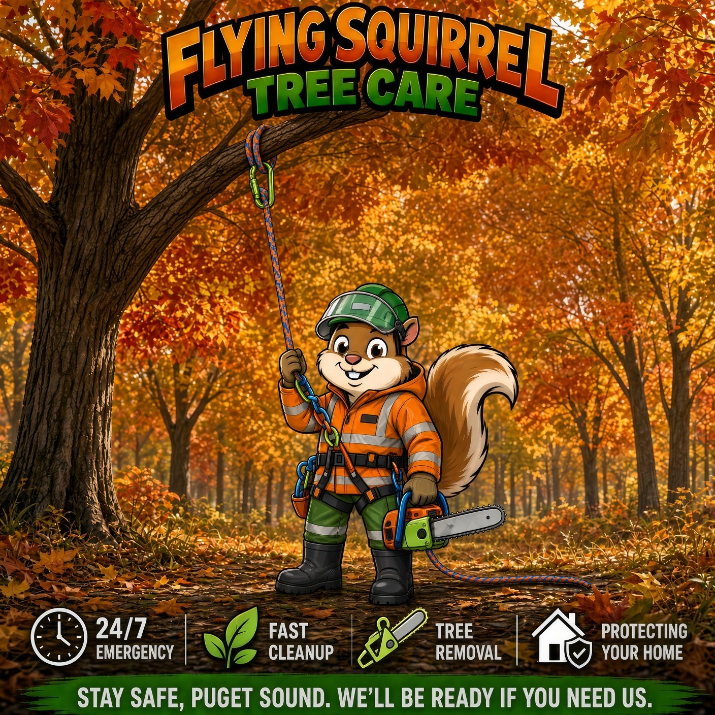 Flying Squirrel Tree Care — Quilcene, WA