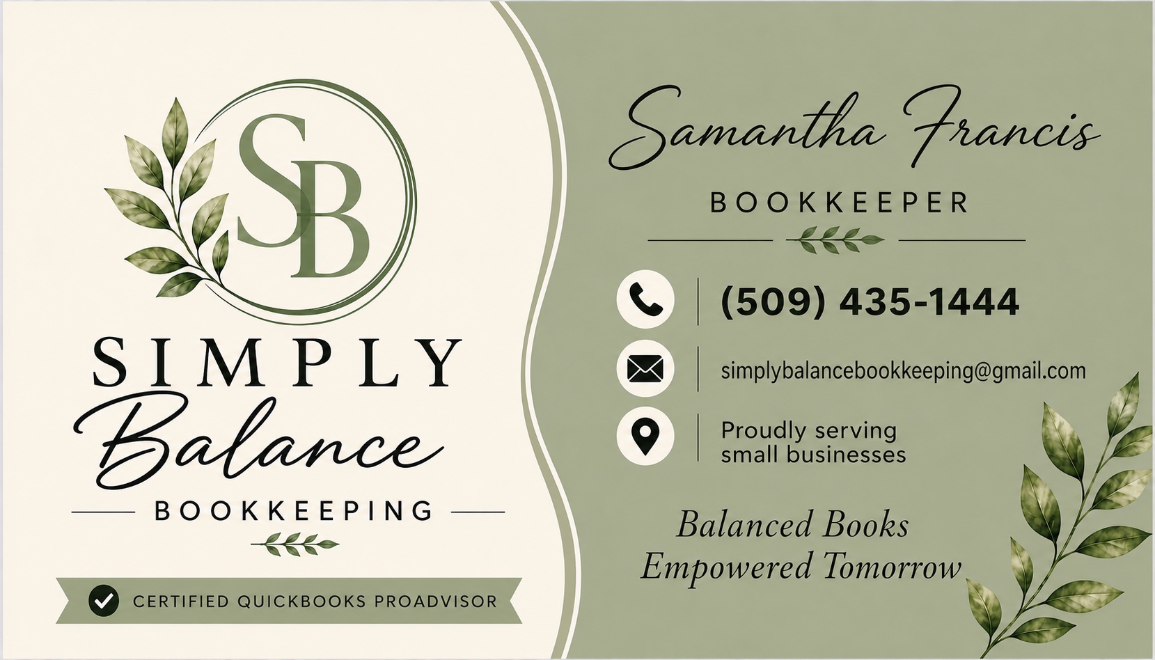 Simply Balance Bookkeeping project photo 2