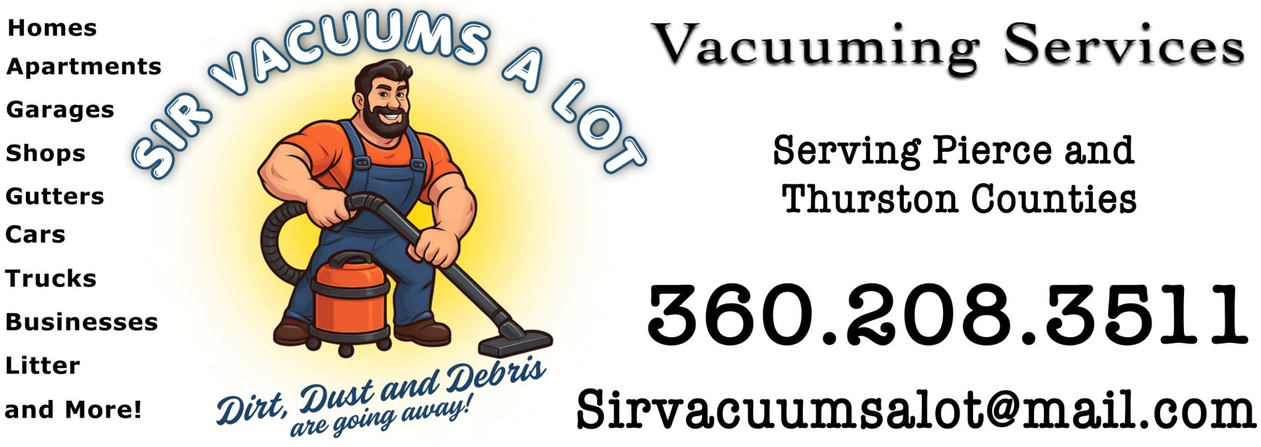 Sir Vacuums A Lot — McKenna, WA