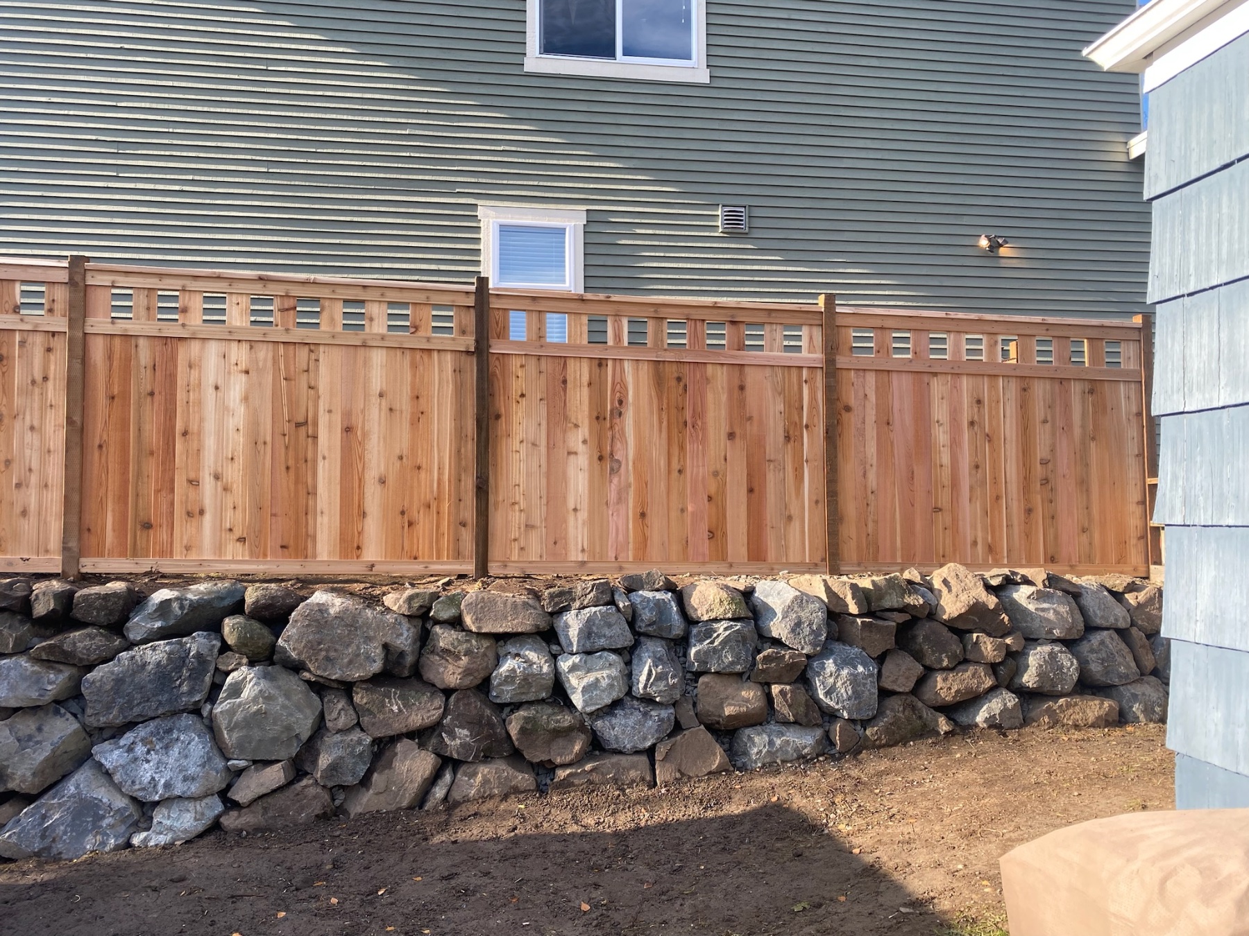 C&W Fencing project work