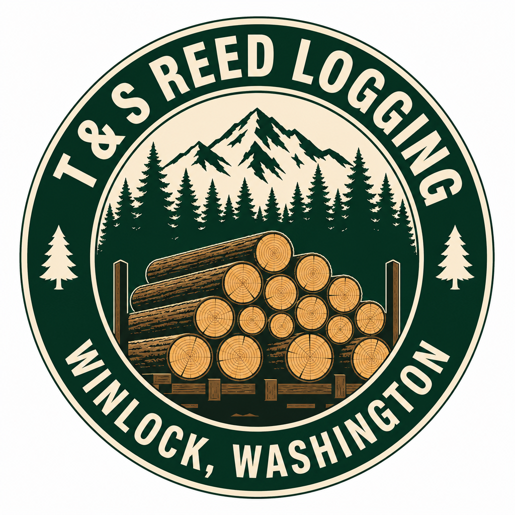 T & S Reed Logging logo