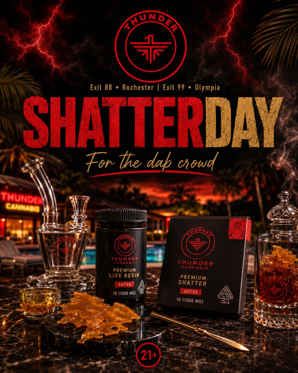 Shatterday at Thunder Cannabis