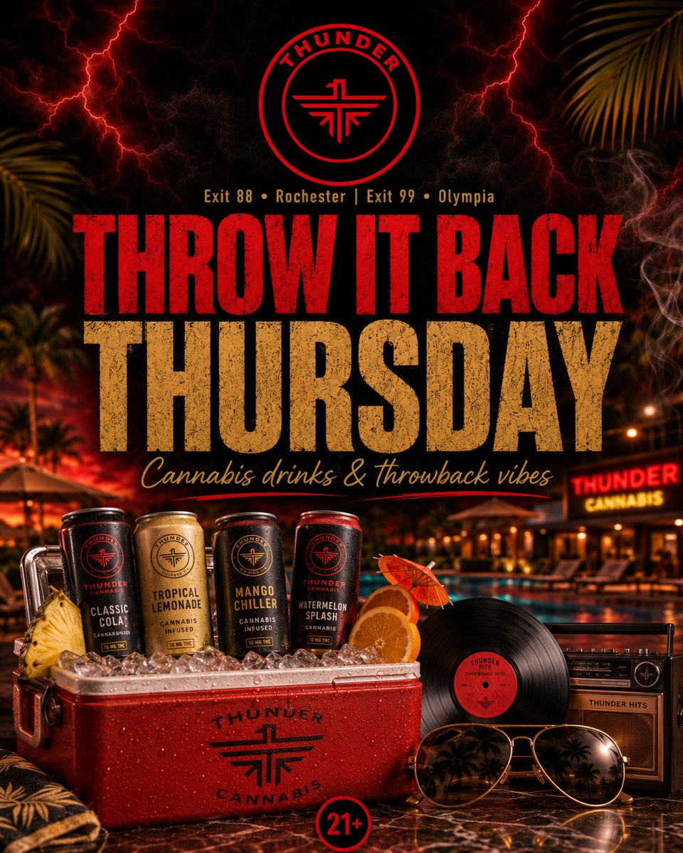 Throw It Back Thursday at Thunder Cannabis