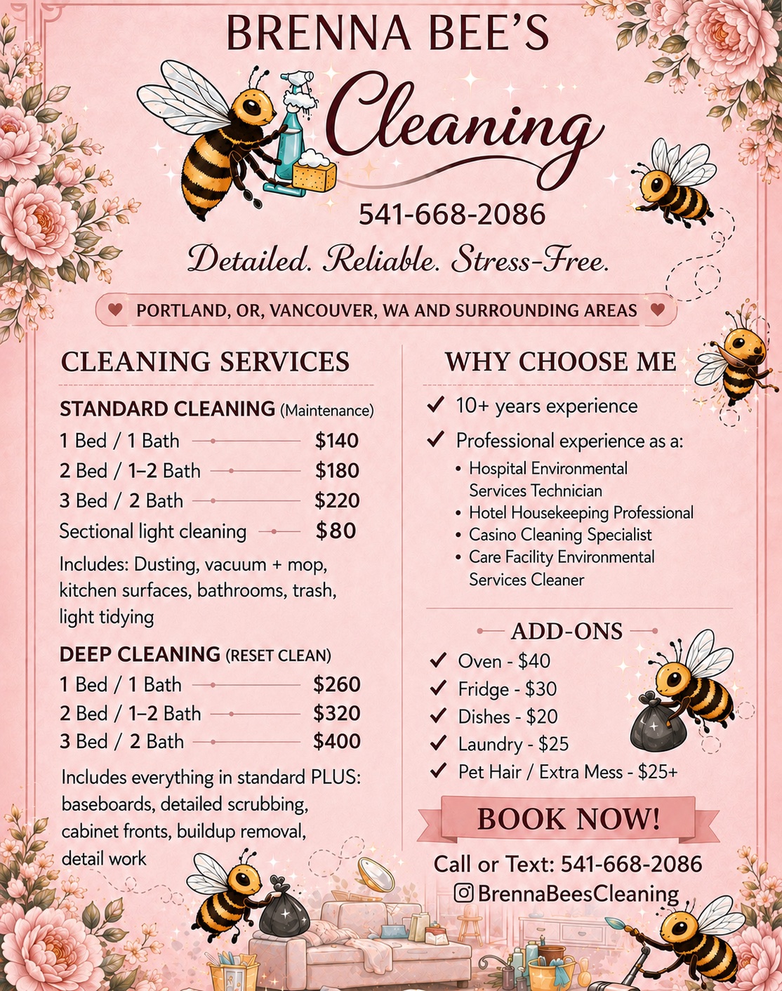 BrennaBee’s Cleaning LLC — Portland, OR