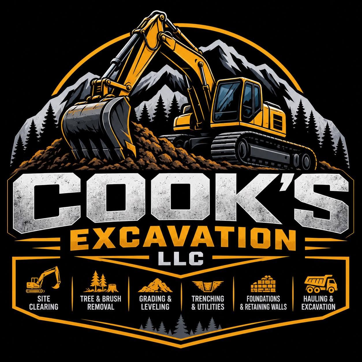 Cook's Excavation LLC logo