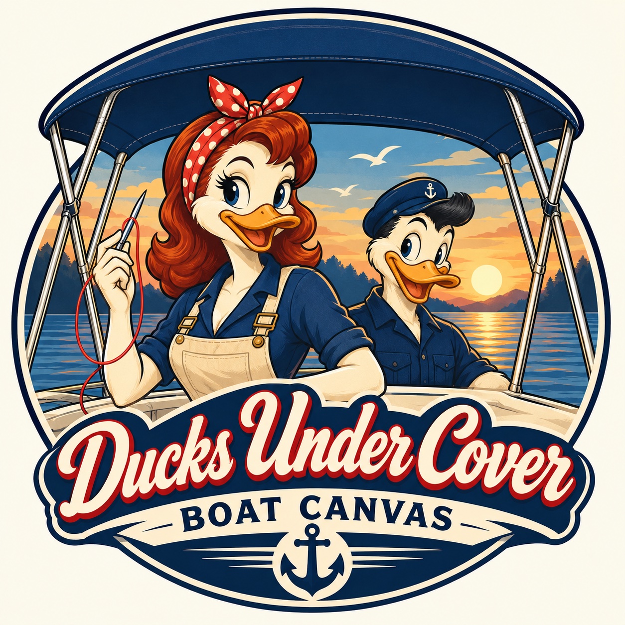 Ducks Under Cover - Marine Canvas project work