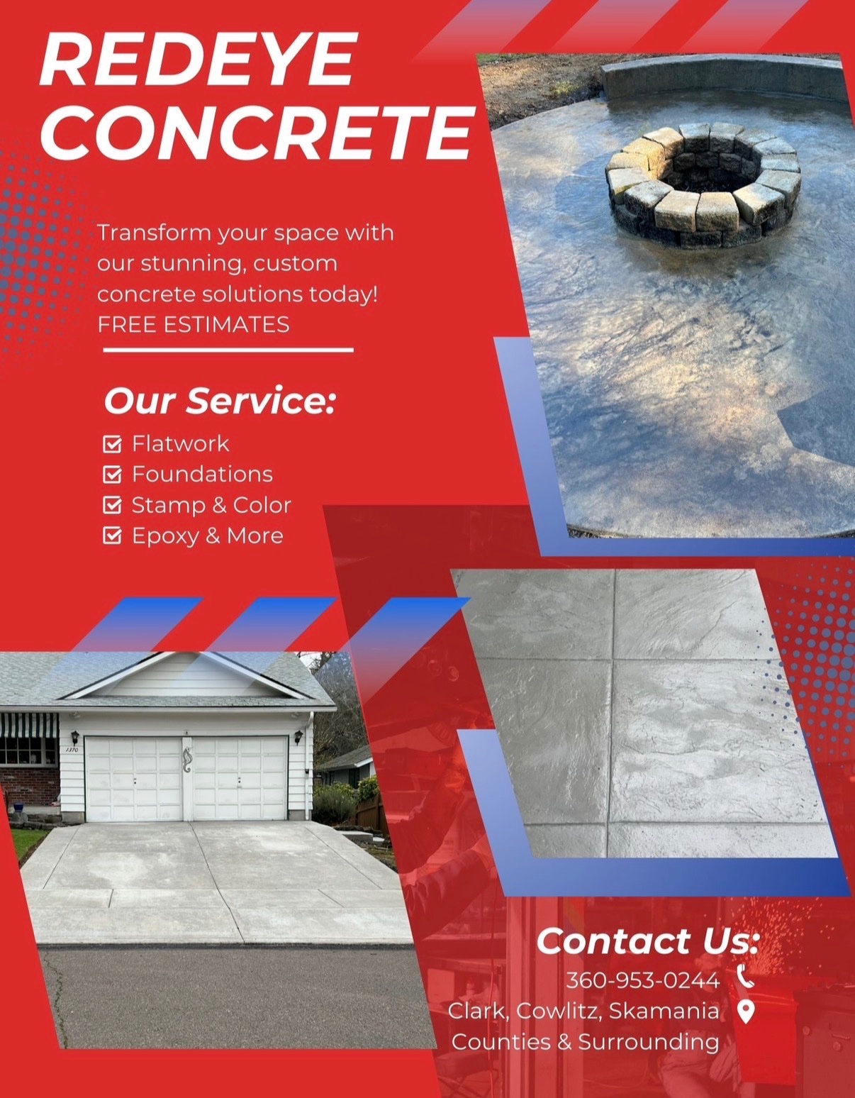 Redeye Concrete — Vancouver, WA