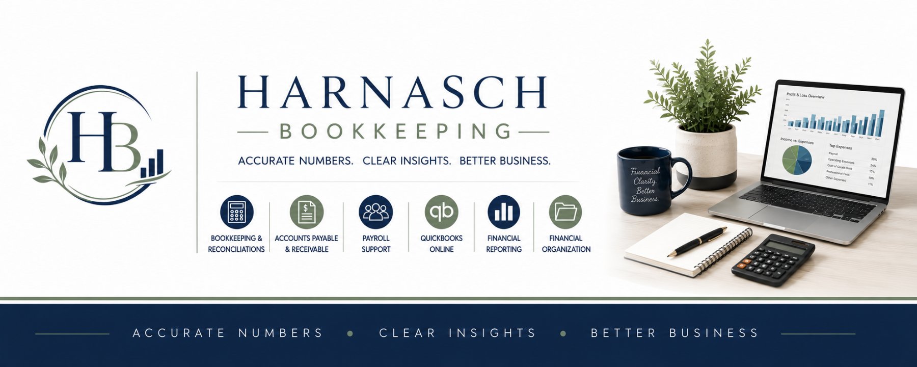 Harnasch Bookkeeping, LLC project work