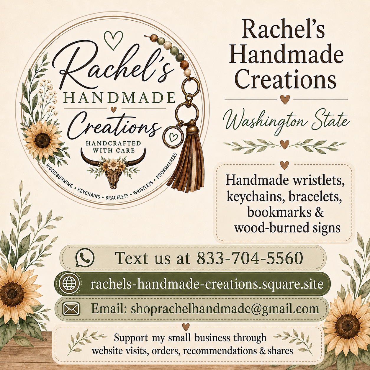Rachel’s Handmade Creations logo