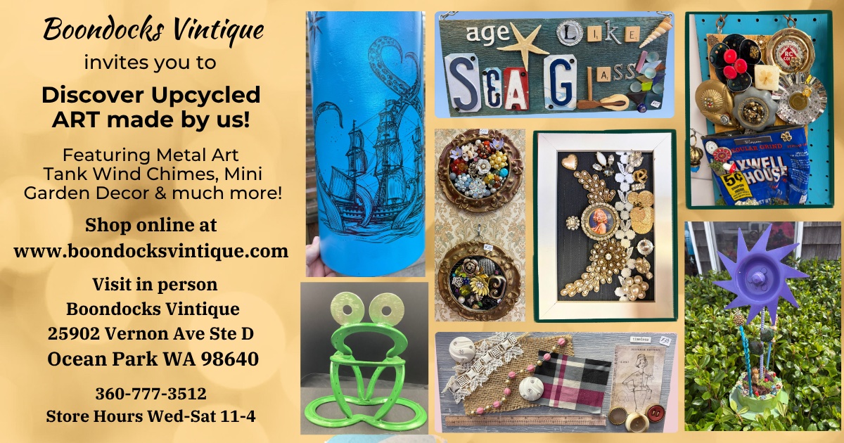 Boondocks Vintique Upcycled Art Store — Ocean Park, WA