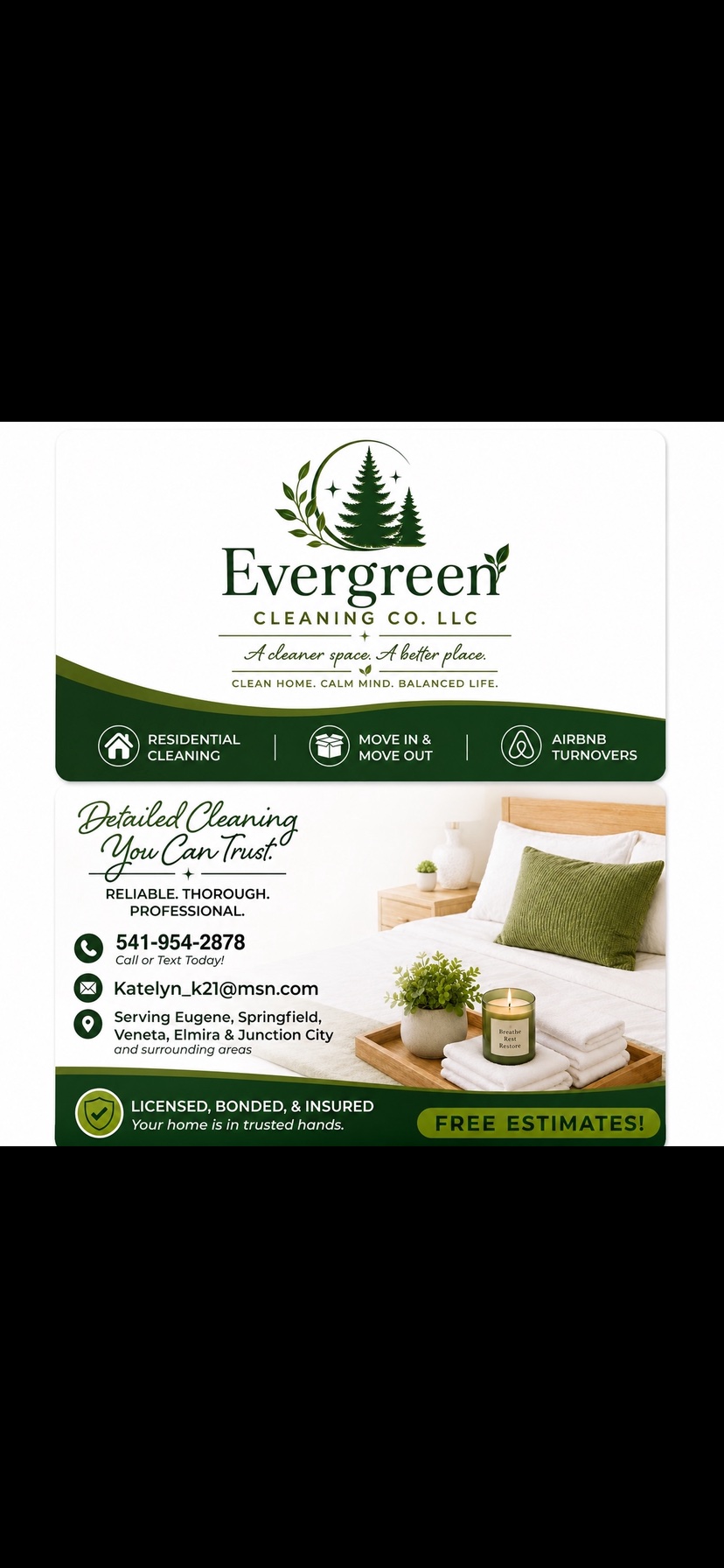 Evergreen Cleaning Co. LLC — Eugene, OR