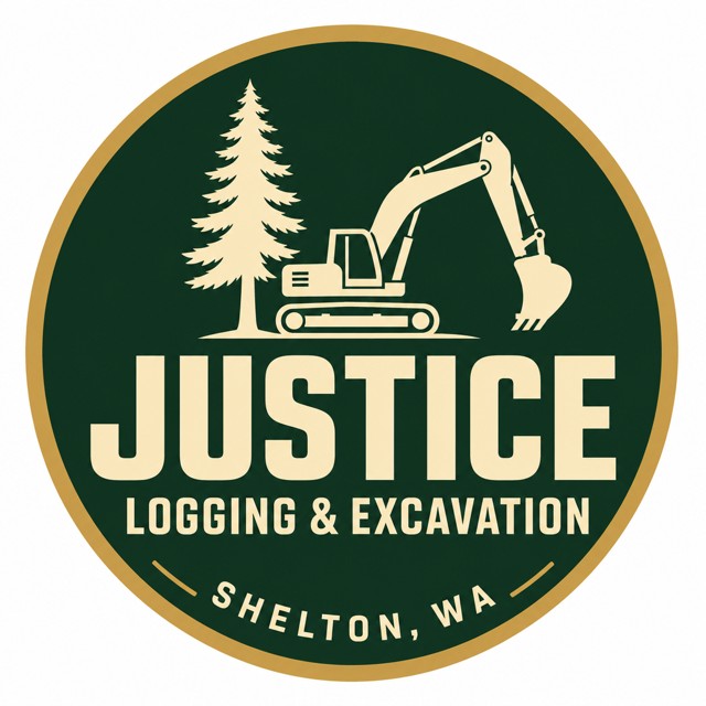 Justice Logging & Excavation logo